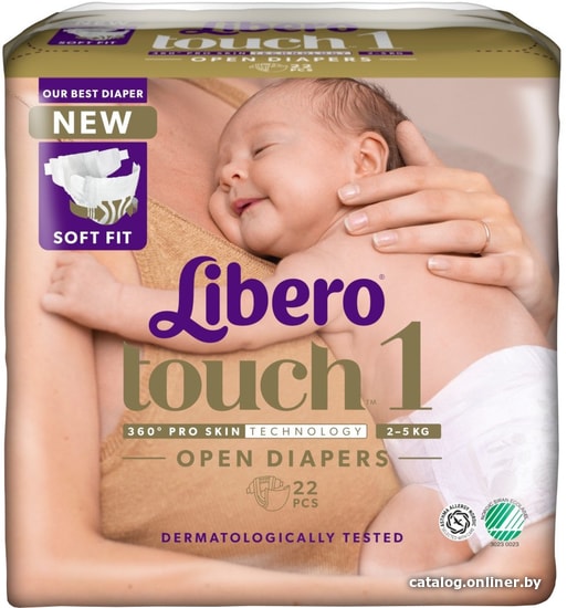 

Подгузники Libero Touch 1 Mini (22 шт)