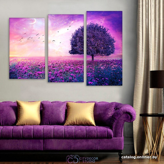 

Модульная картина Citydecor Природа 16.30 77x117 см
