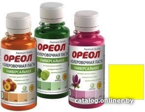 

Колеровочная краска Ореол 01 0.1 л (лимонный)