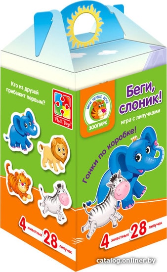 

Настольная игра Vladi Toys Беги, слоник! VT1312-02