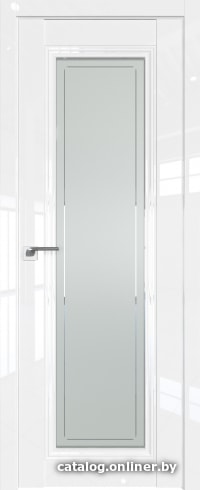 

Межкомнатная дверь ProfilDoors 2.101L 90x200 (белый люкс, стекло гравировка 4)