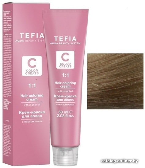 

Крем-краска для волос Tefia Color Creats тонер Т 9/0 (оникс)