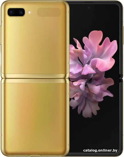 

Смартфон Samsung Galaxy Z Flip SM-F700F/DS (золотистый)