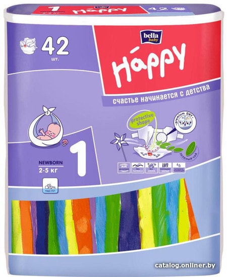 

Подгузники Bella Happy Start Newborn Air 1 42 шт.