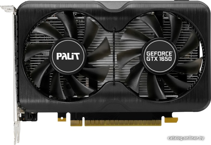 

Видеокарта Palit GeForce GTX 1650 GP OC 4GB GDDR6 NE61650S1BG1-166A