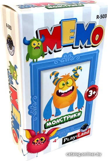

Детская настольная игра Play Land Мемо. Монстрики R-503