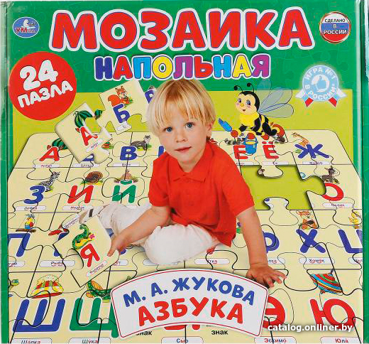 

Мозаика/пазл Умные игры Азбука 4690590124307