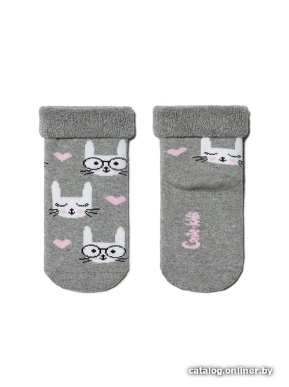 

Носки Conte-kids Sof-Tiki с отворотом 6С-19СП (р. 12, серый 431)