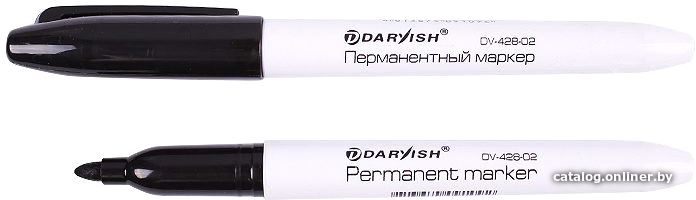 

Маркер перманентный Darvish DV-428-02 (черный)