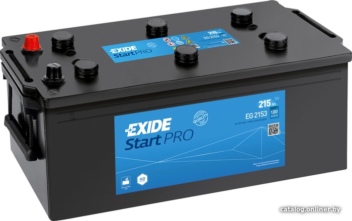 

Автомобильный аккумулятор Exide Start PRO EG2153 (225 А·ч)