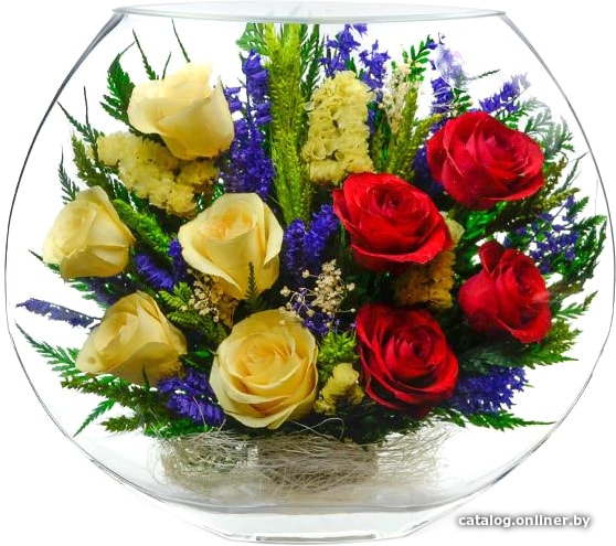 

Цветы, букеты Natural Flower Products Композиция из белых и красных роз LTY5j-03