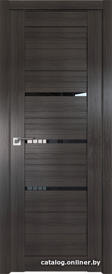 

Межкомнатная дверь ProfilDoors 18X 80x200 (грей мелинга, стекло черный триплекс)