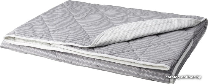

Покрывало Ikea Аксвероника 180x220 903.621.10 (полоска, серый)
