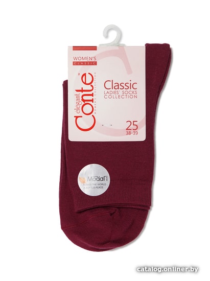 

Носки Conte Elegant Classic микромодал 13С-64СП (р. 38-39, бледно-розовый 000)