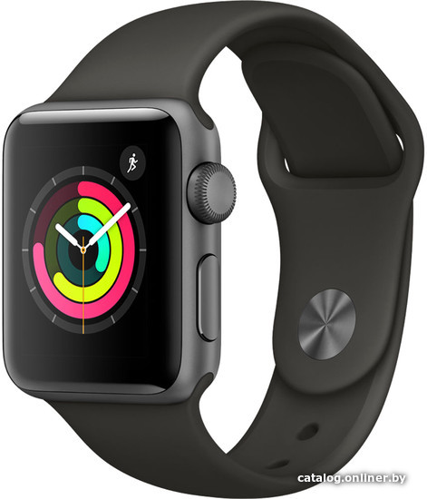 

Умные часы Apple Watch Series 3 38 мм (алюминий серый космос/серый)