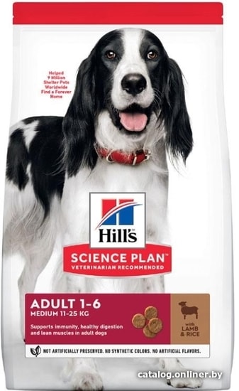 

Сухой корм для собак Hill's Science Plan Canine Adult Advanced Fitness Ягненок и Рис 12 кг