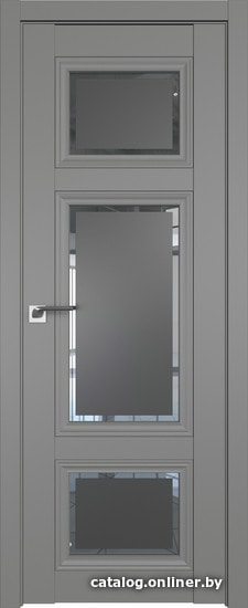 

Межкомнатная дверь ProfilDoors 2.105U 60x200 (грей, стекло square графит)