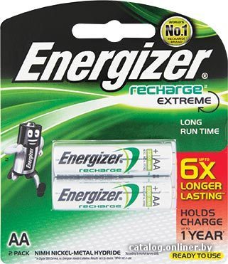 

Аккумулятор Energizer Recharge Extreme AA 2300mAh 2 шт.