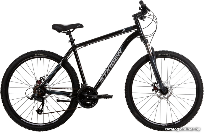 

Велосипед Stinger Element STD SE 27.5 р.20 2022 (черный)