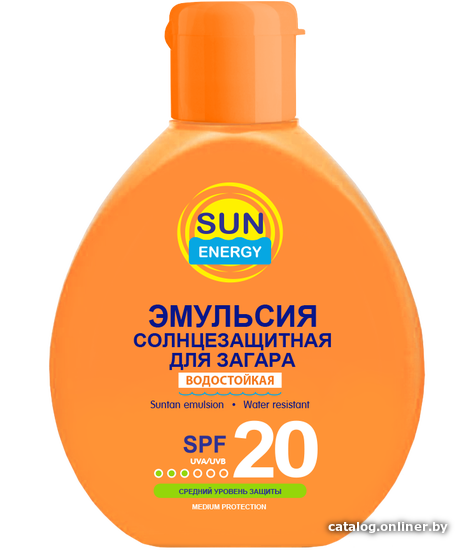 

Эмульсия солнцезащитная Sun Energy Эмульсия для загара SPF 20 150 мл