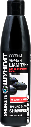

Шунгит Особый черный для нормальных волос 330 мл