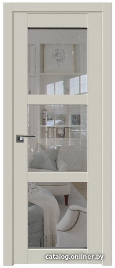 

Межкомнатная дверь ProfilDoors 2.13U 70x200 (магнолия сатинат, стекло прозрачное)
