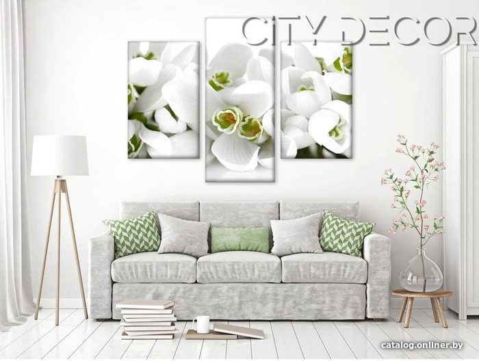 

Модульная картина Citydecor Цветы/Растения 5.32 70x96 см