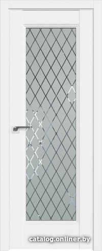

Межкомнатная дверь ProfilDoors 65U 60x200 (аляска/стекло матовое ромб)