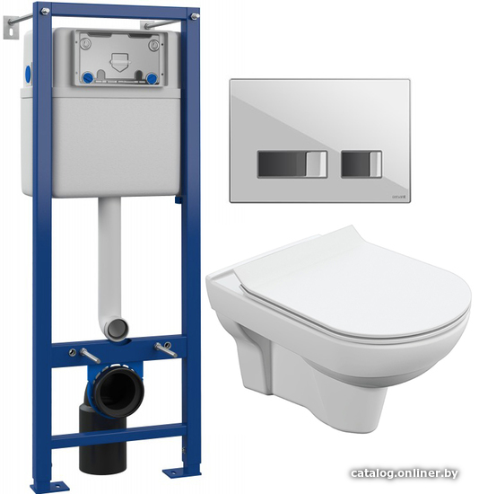 

Унитаз Cersanit City New Clean On + S-IN-MZ-VECTOR + P-BU-MOV/Whg/Gl