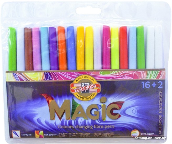 

Фломастеры Koh-i-Noor Magic 771612AH01TE (18 шт)