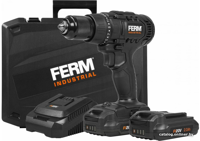 

Ударная дрель-шуруповерт Ferm CDM1147P (с 2-мя АКБ, кейс)