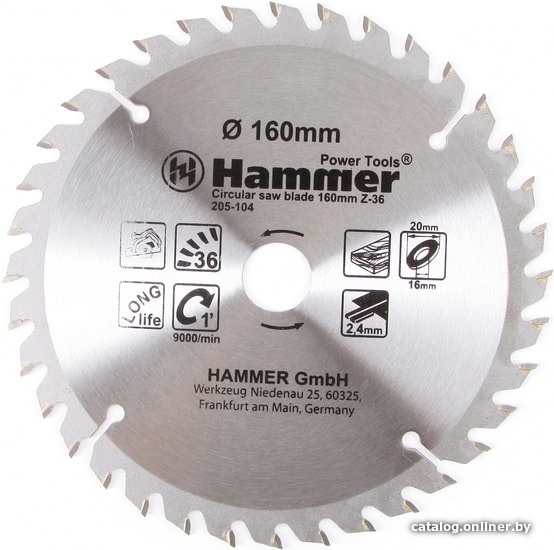 

Пильный диск Hammer 205-104