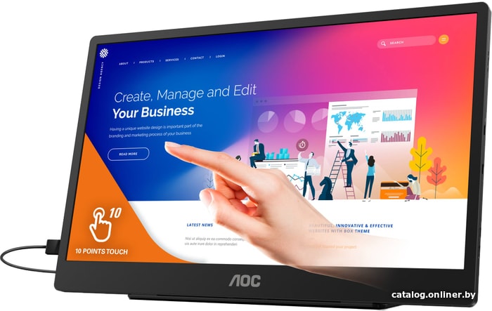 

Портативный монитор AOC 16T2