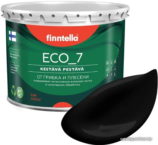 

Краска Finntella Eco 7 Black F-09-2-3-black 2.7 л (черный)