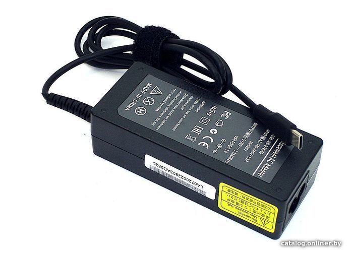 

Сетевое зарядное RageX Lenovo 20В, 3.25A, Type-C, ADLX65YLC3A