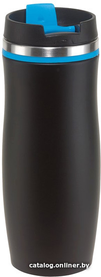 

Термокружка Crema 304170 (черный/голубой) 0.4л