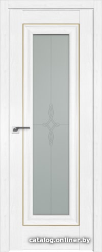 

Межкомнатная дверь ProfilDoors 24X 80x200 (пекан белый золото/стекло узор матовое)