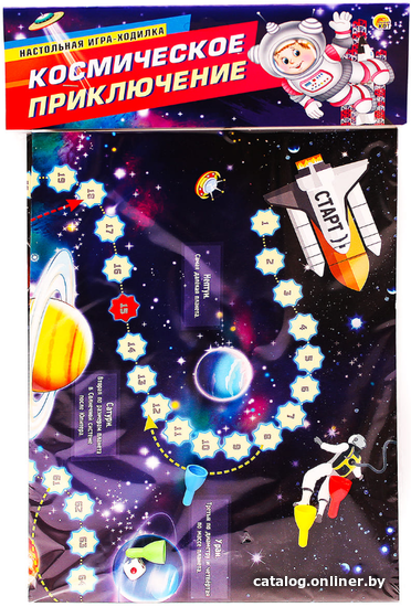 

Настольная игра Рыжий кот Макси-игры. Космические приключения ИН-7395