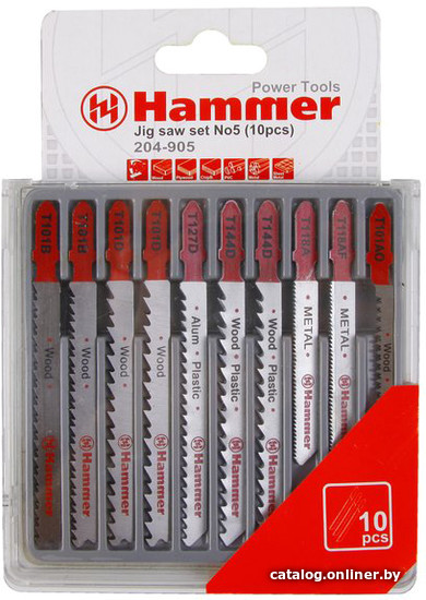 

Набор оснастки Hammer 204-905 (10 предметов)
