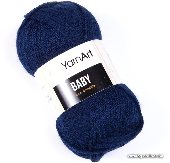 

Пряжа для вязания Yarnart Baby 100% акрил 583 50 г (150 м, синий)