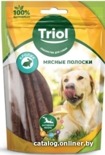 

Лакомство для собак Triol Полоски из кролика (70 г)