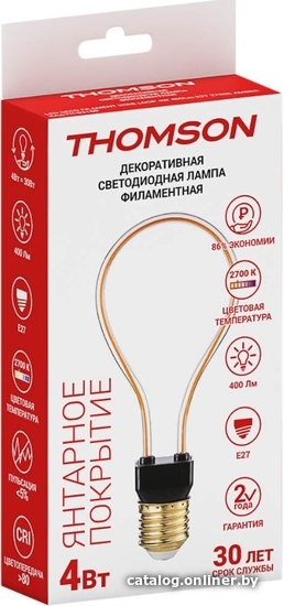 

Светодиодная лампочка Thomson Deco Filament TH-B2168