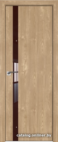 

Межкомнатная дверь ProfilDoors 6ZN 70x200 (каштан натуральный/стекло коричневый лак)