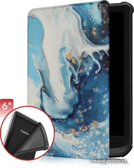 

Обложка для электронной книги JFK для PocketBook Touch HD 3/617/616/627/632/633/628/606/Colour/Touch Lux 4/Lux 3/Lux 5/Basic Lux 2/Basic 4 (голубой мрамор)