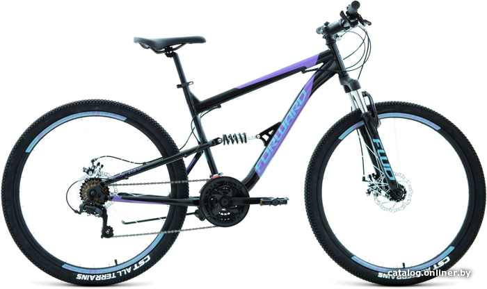 

Велосипед Forward Raptor 27.5 2.0 D р.18 2022 (черный/фиолетовый)