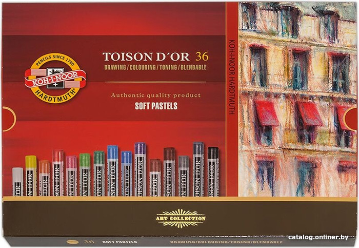 

Пастель сухая Koh-i-Noor Hardtmuth 8515036005KS (36 цв)