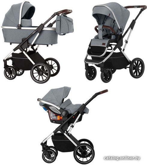 

Универсальная коляска Carrello Aurora CRL-6502/2 2022 (3 в 1, silver grey)