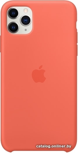 

Чехол для телефона Apple Silicone Case для iPhone 11 Pro Max (спелый клементин)