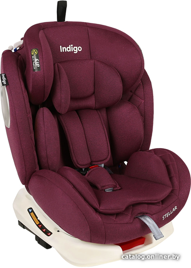 

Детское автокресло Indigo Stellar Isofix YC06 (бордовый)
