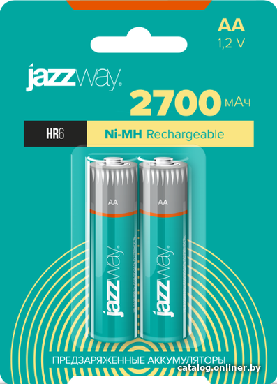 

Аккумулятор JAZZway HR6-2700-2B 2700мАч АА 2шт